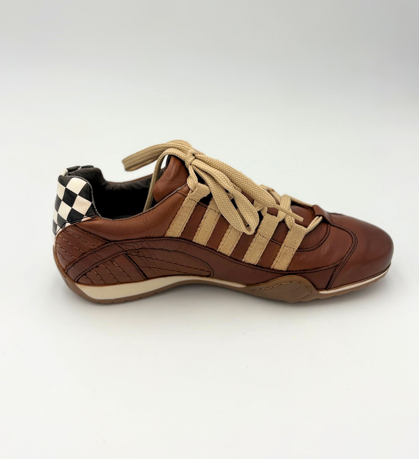Chaussures de conduite GPO Racing Cognac - Femme
