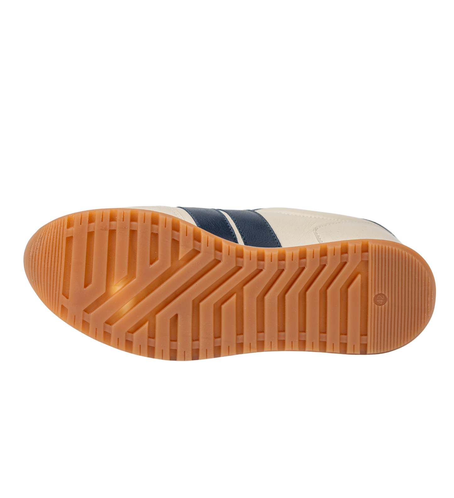 Chaussures Cuir Classic Legend Motors - Carroll Shelby Hall Ecru