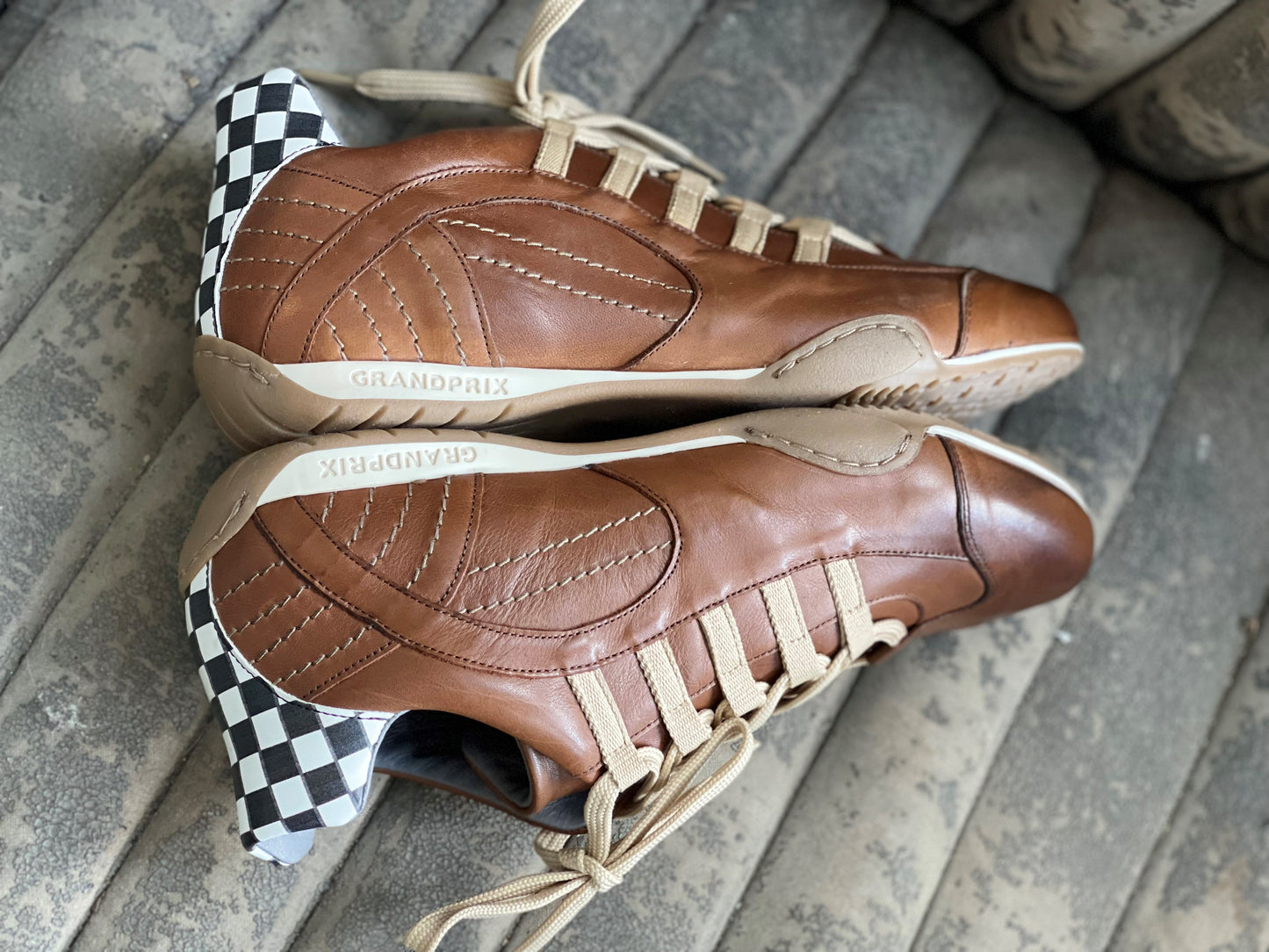 Chaussures de Conduite GPO Racing Cognac