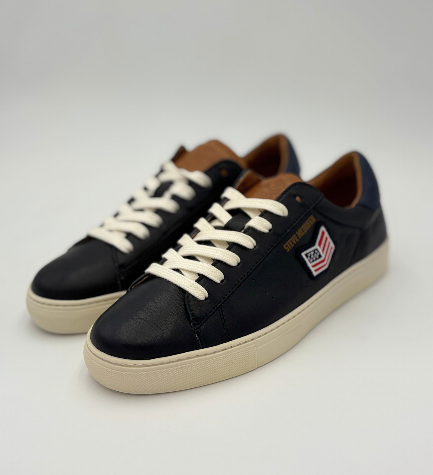 Chaussures Classic Legend Motors Steve McQueen McCoy Bleu Marine