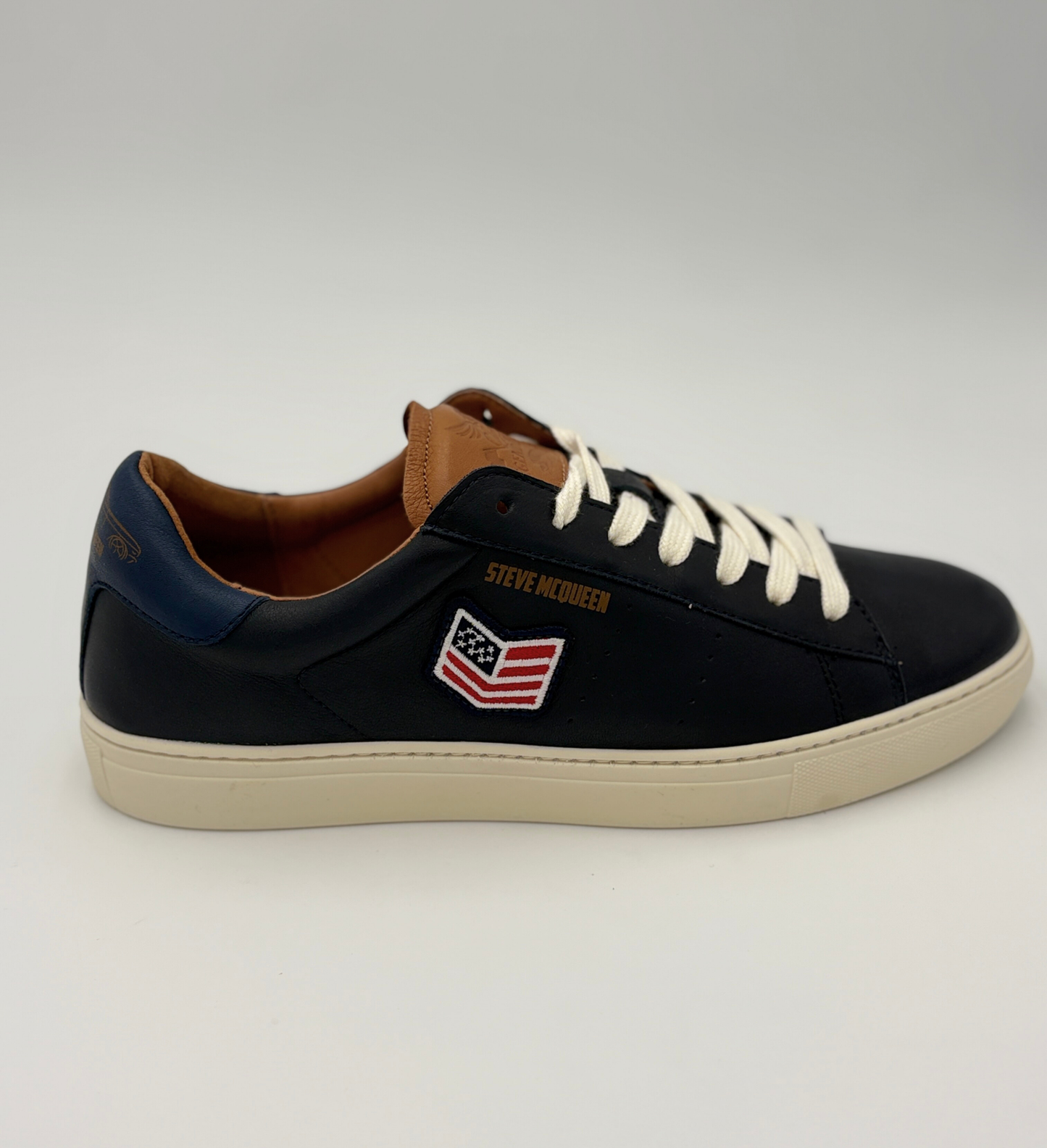 Chaussures Classic Legend Motors Steve McQueen McCoy Bleu Marine