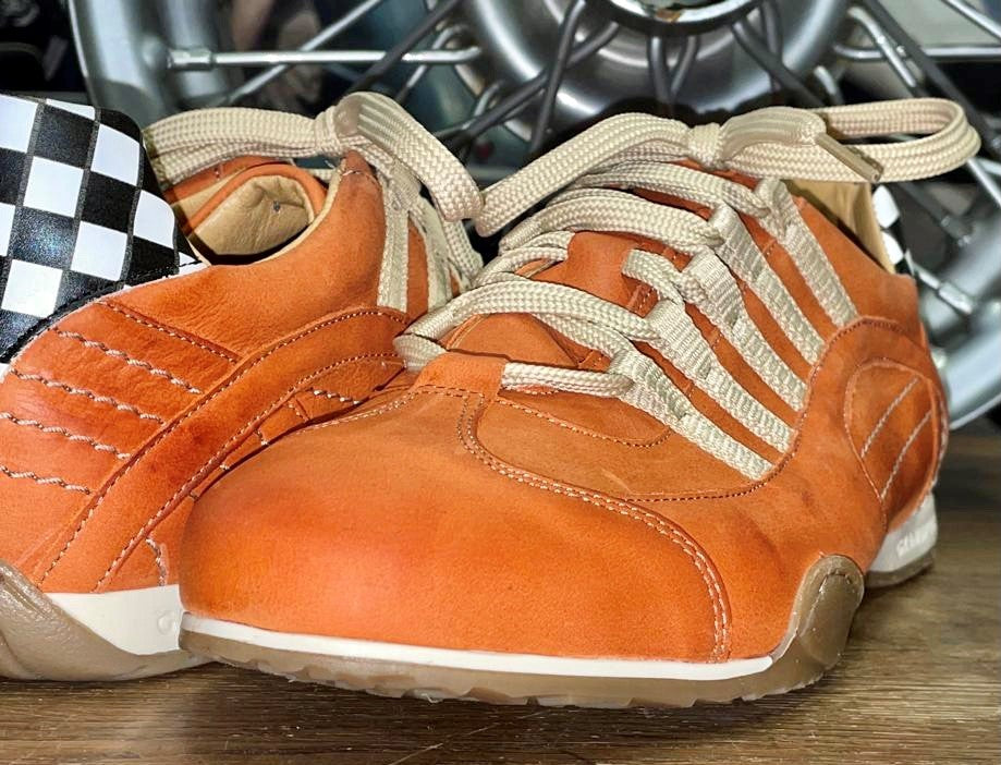Chaussures de Conduite GPO Racing Vintage Orange