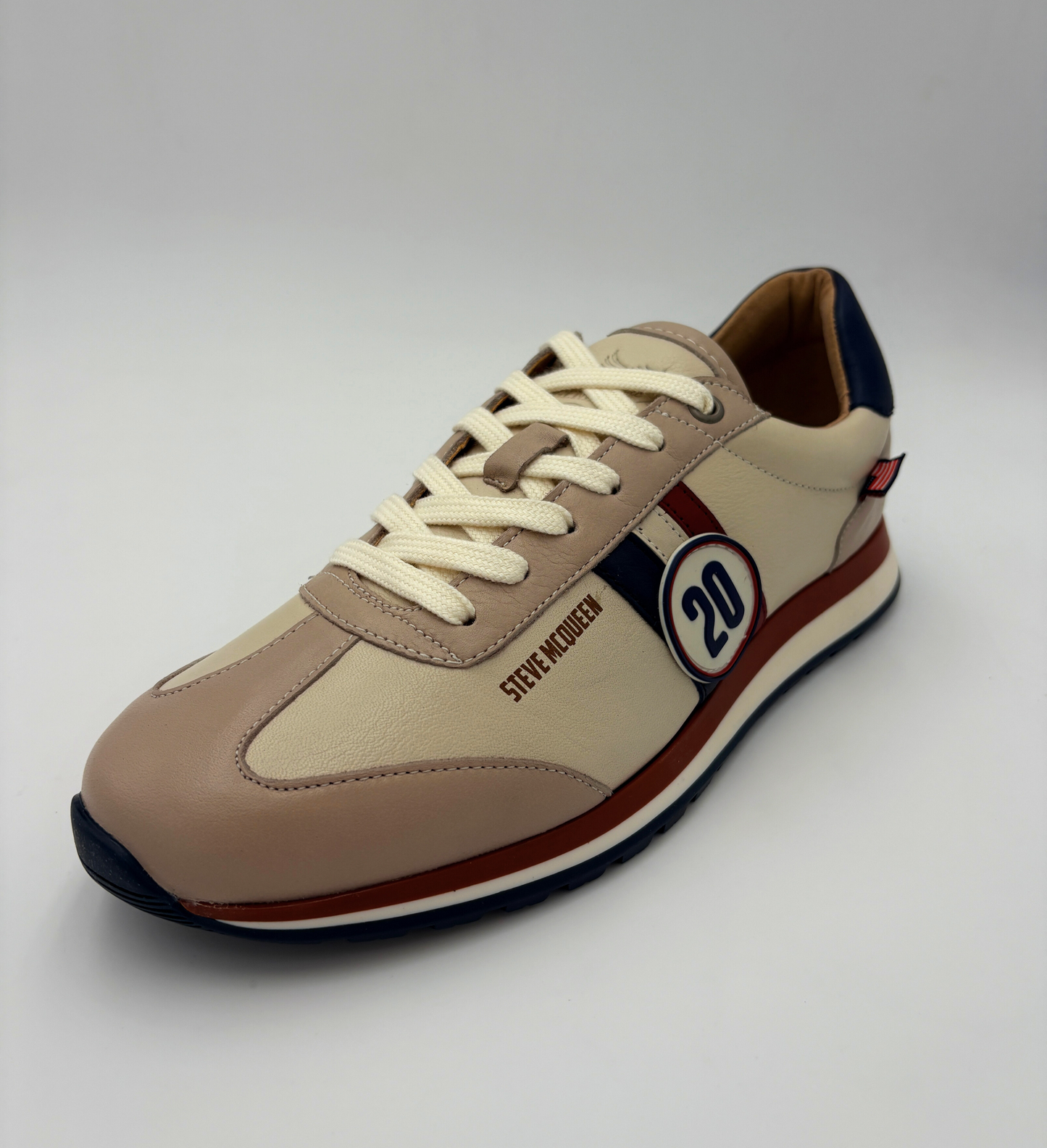 Chaussures Classic Legend Motors Steve McQueen Cool Ecru
