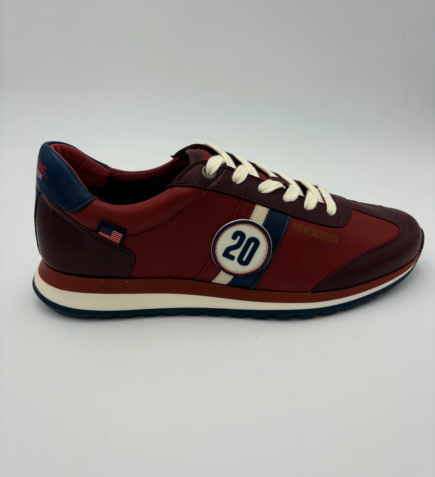 Chaussures Classic Legend Motors Steve McQueen Dark Red
