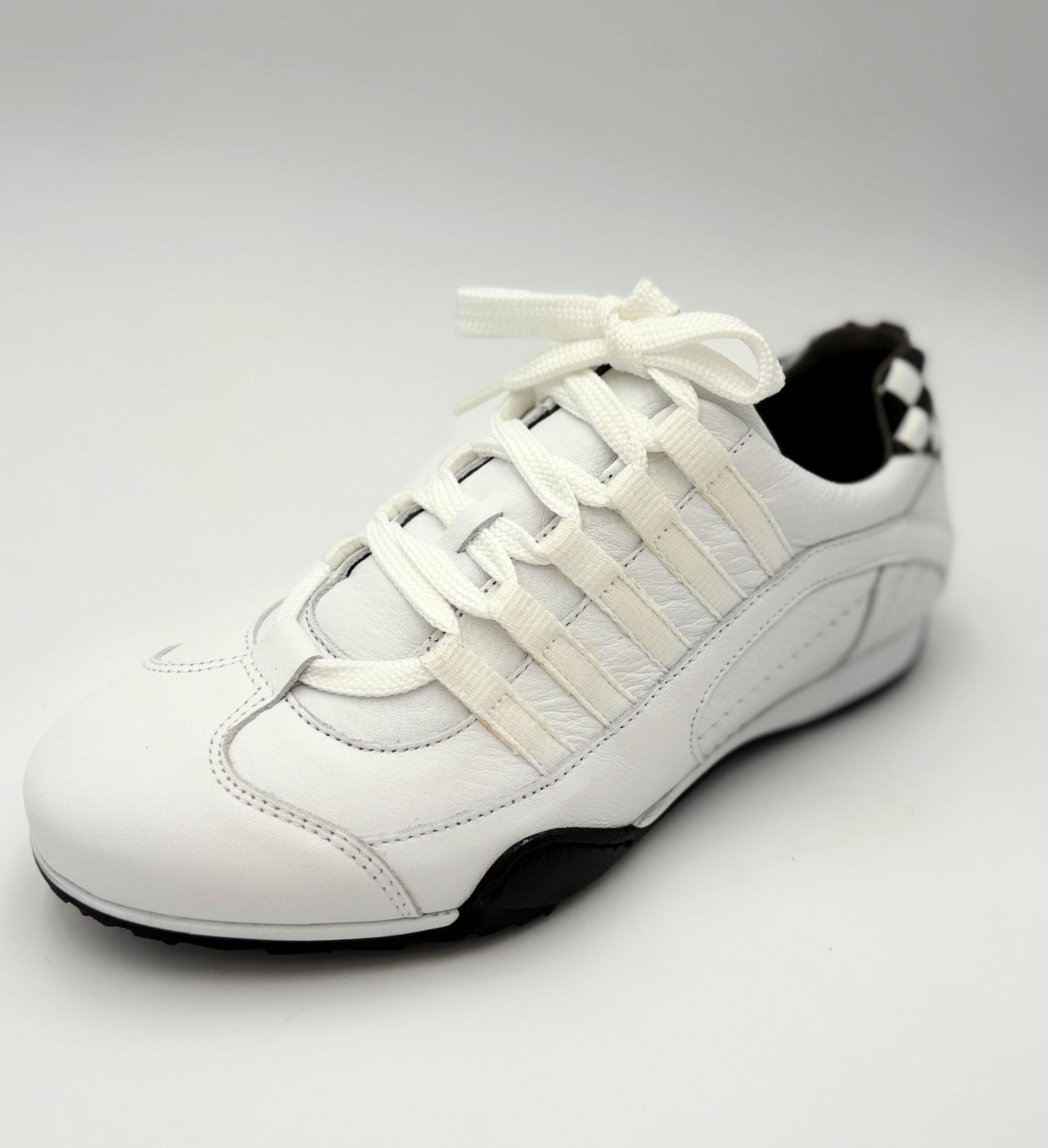 Chaussures de conduite GPO Racing White Black - Femme
