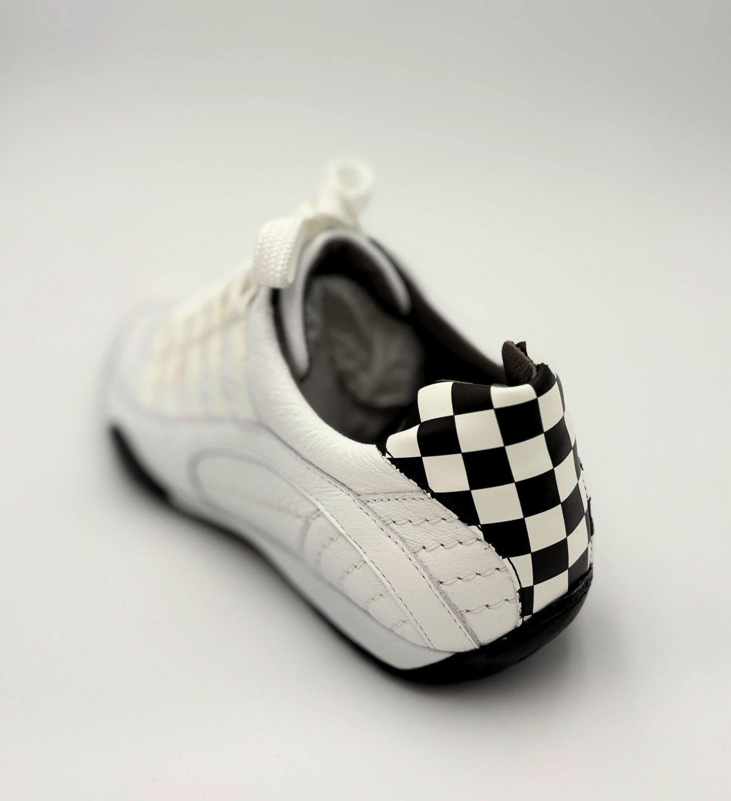 Chaussures de conduite GPO Racing White Black - Femme