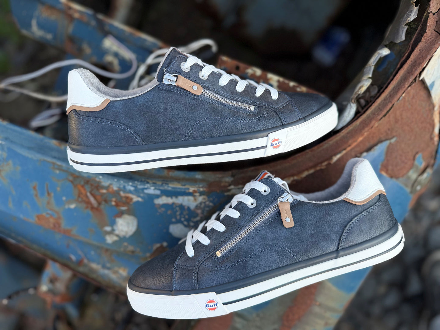 Baskets Gulf zip Femme Indigo N°20