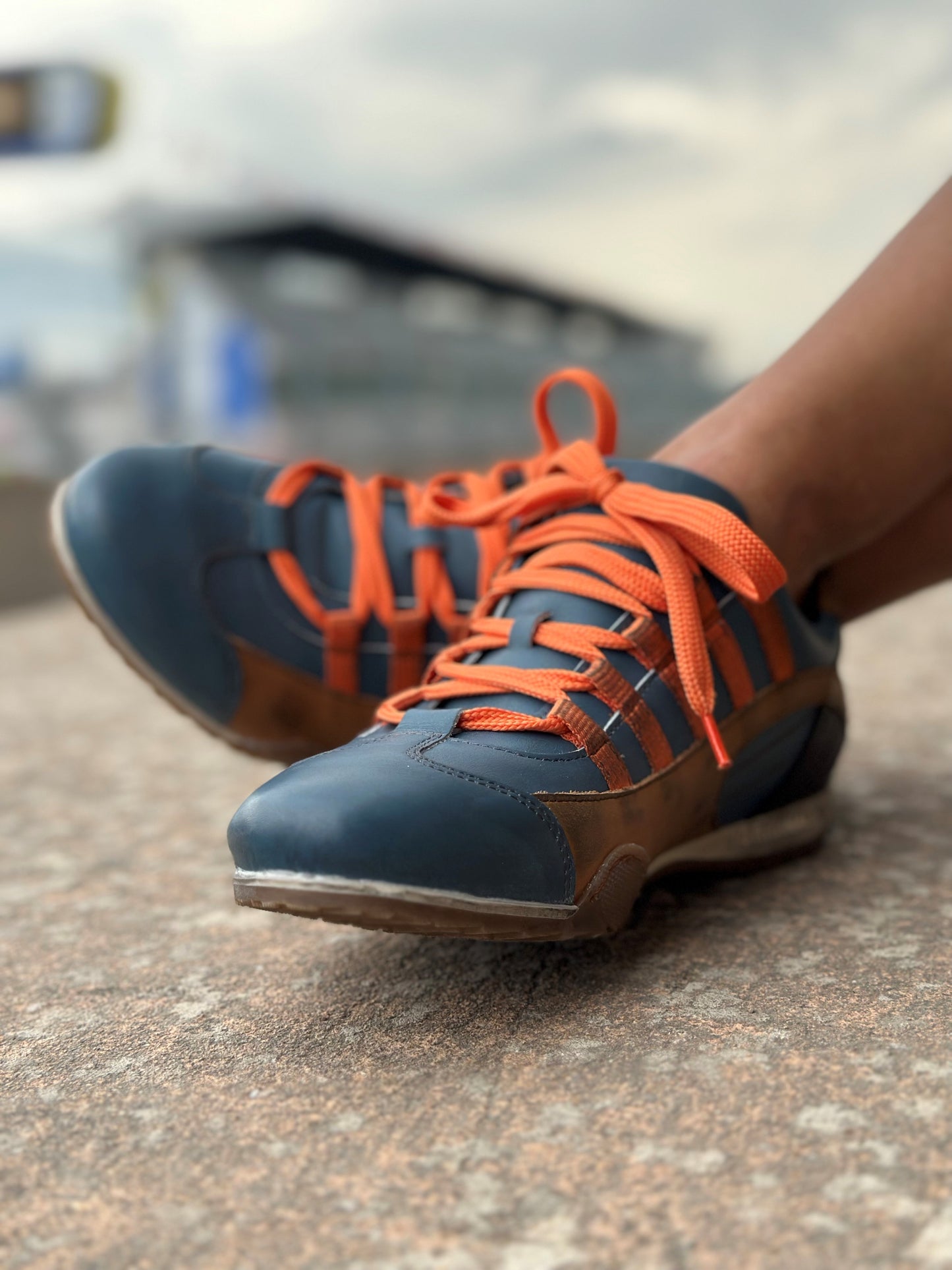 Chaussures de conduite GPO Monza Indigo - Femme