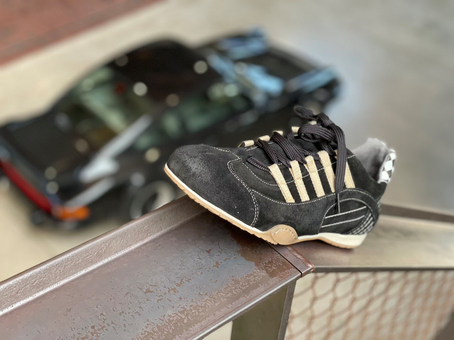 Chaussures de Conduite GPO Racing Back Gold