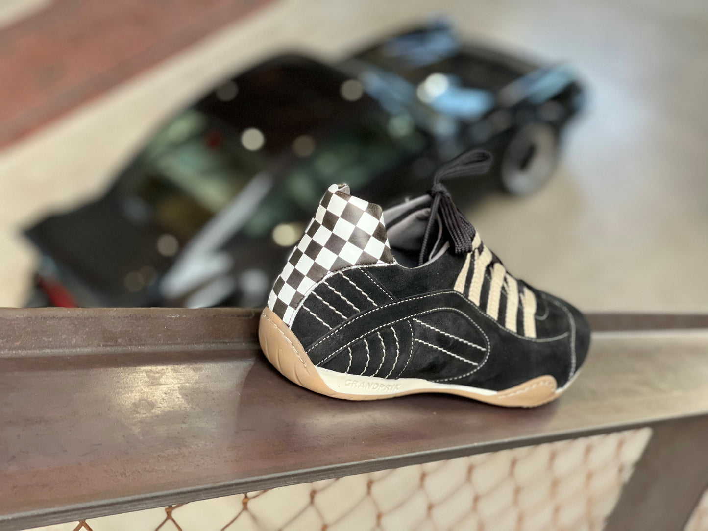 Chaussures de Conduite GPO Racing Back Gold