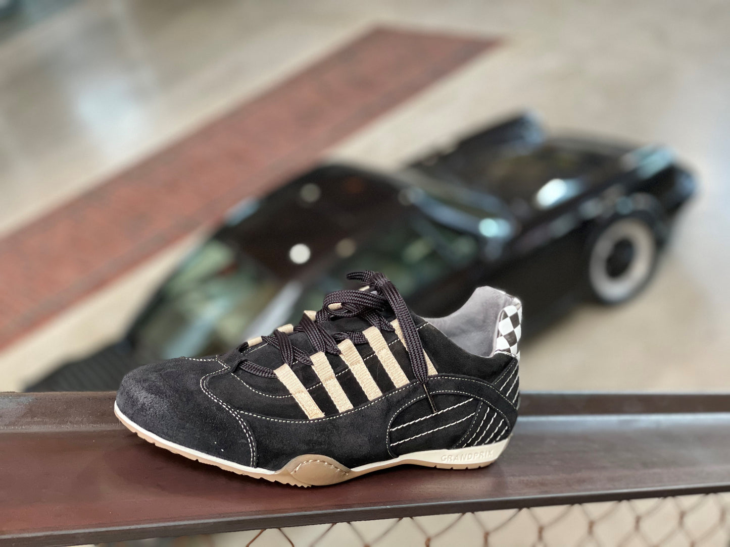 Chaussures de Conduite GPO Racing Back Gold