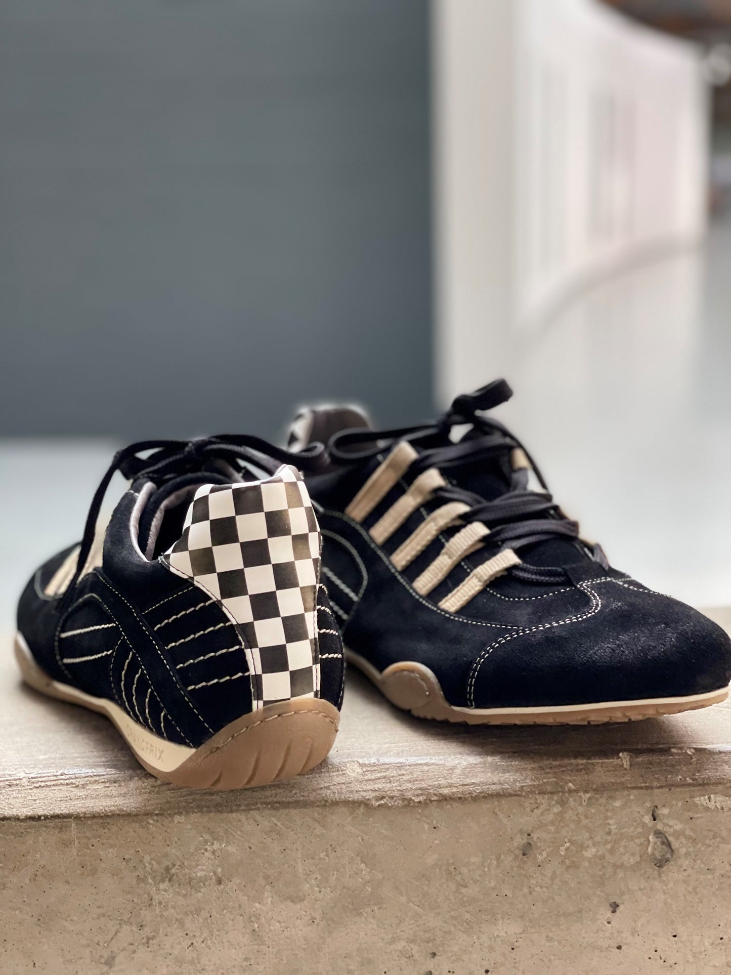 GPO Racing Black Gold Driving Shoes