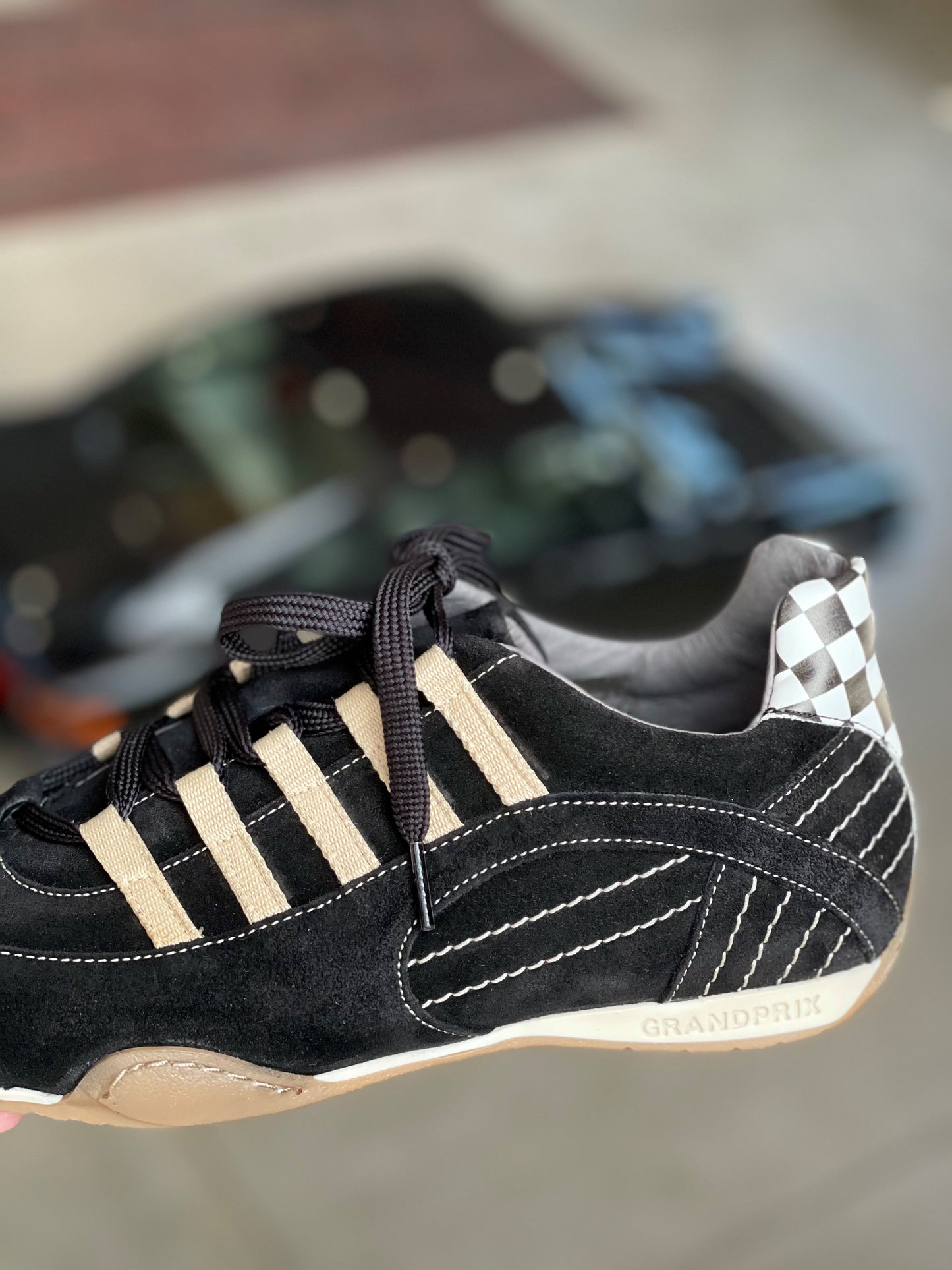 Chaussures de Conduite GPO Racing Back Gold