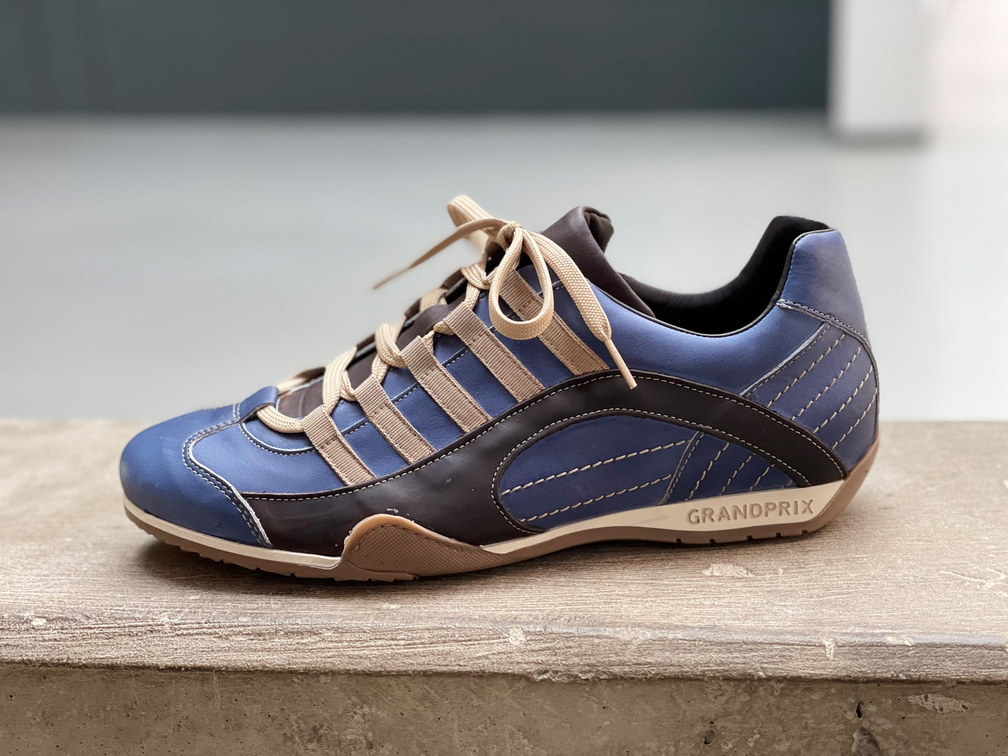 Chaussures de Conduite GPO Laguna Seca Blue