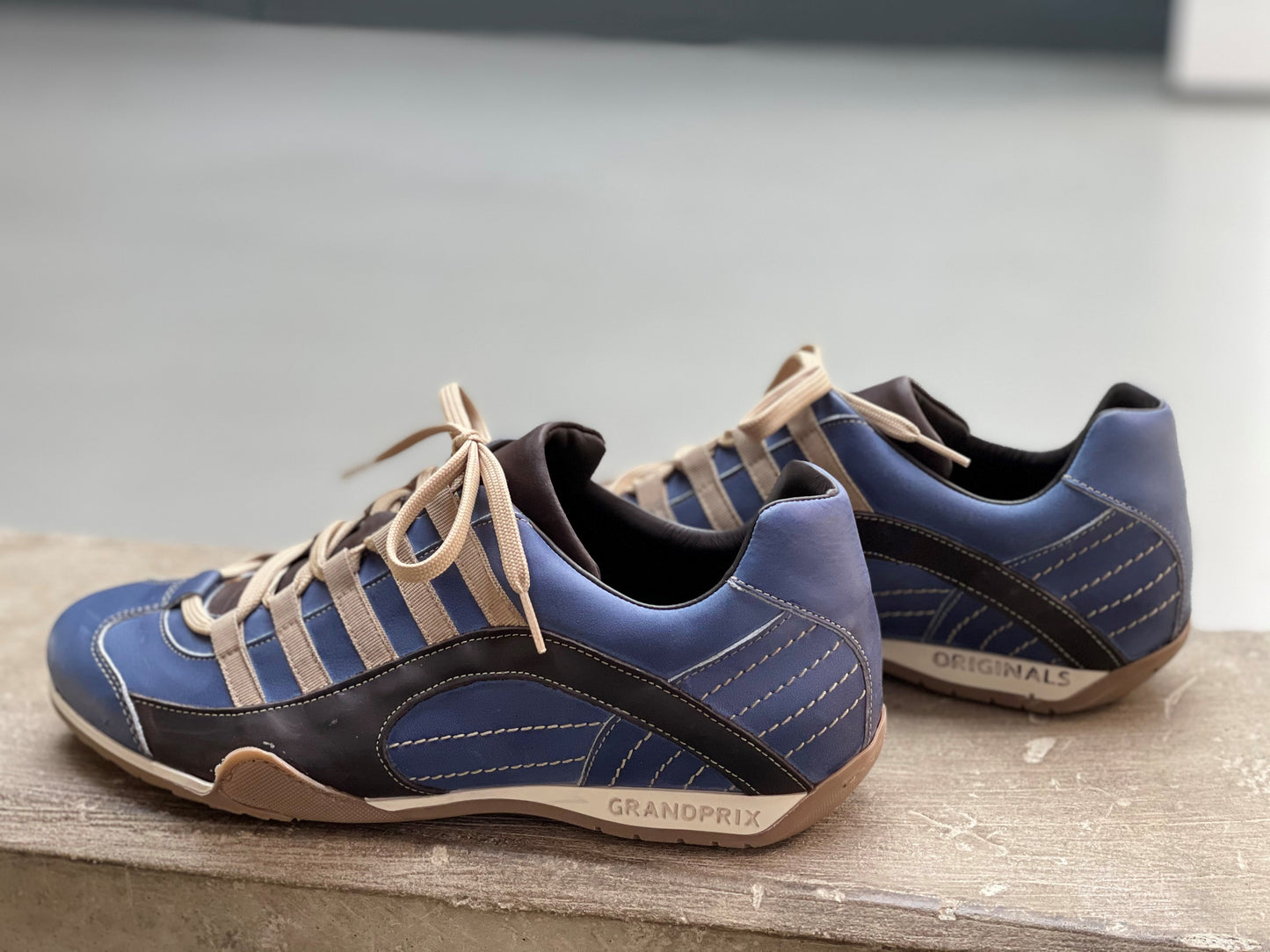 Chaussures de Conduite GPO Laguna Seca Blue