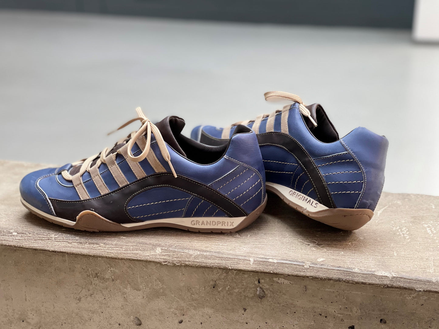 Chaussures de Conduite GPO Laguna Seca Blue