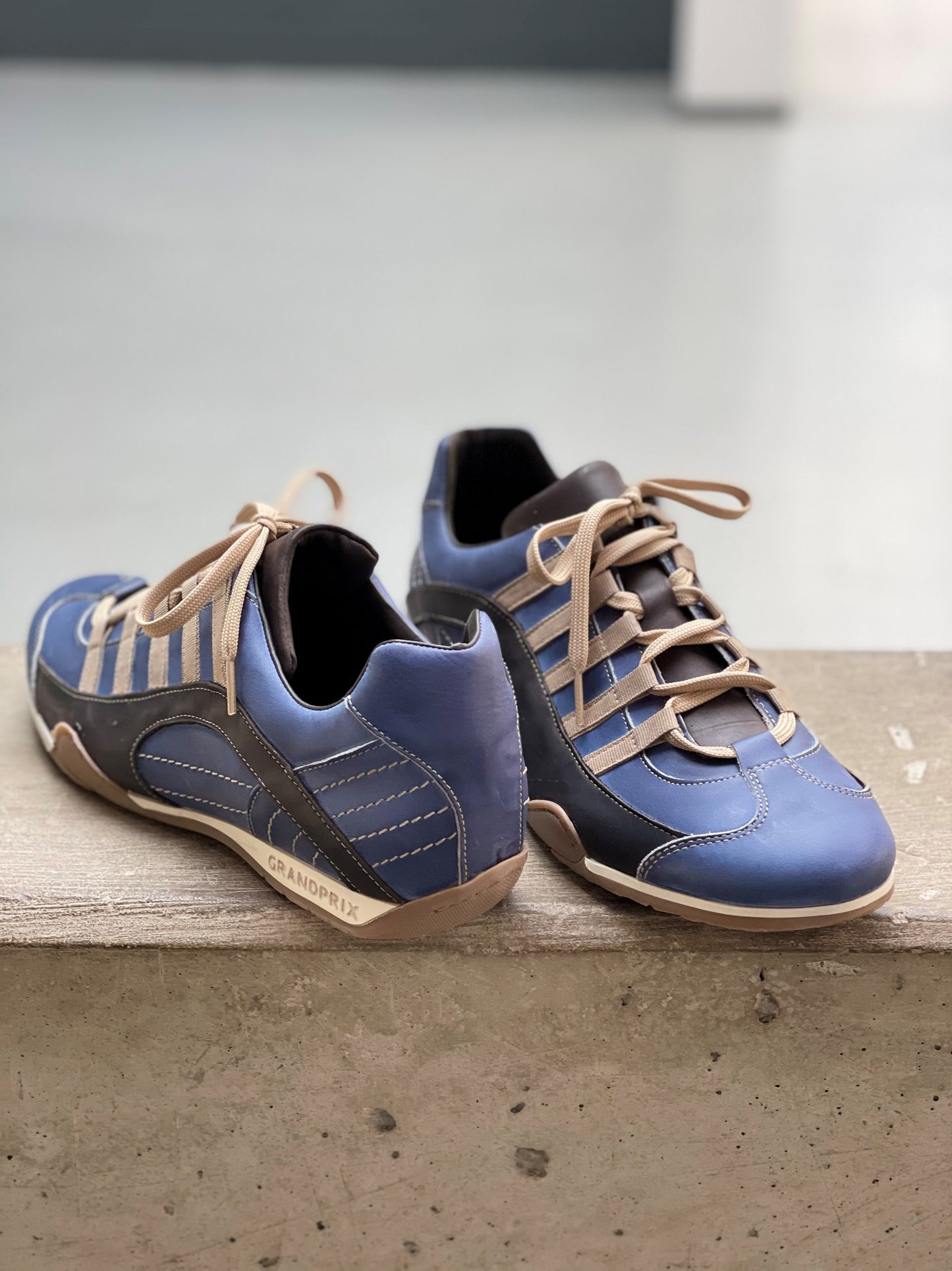 Chaussures de Conduite GPO Laguna Seca Blue