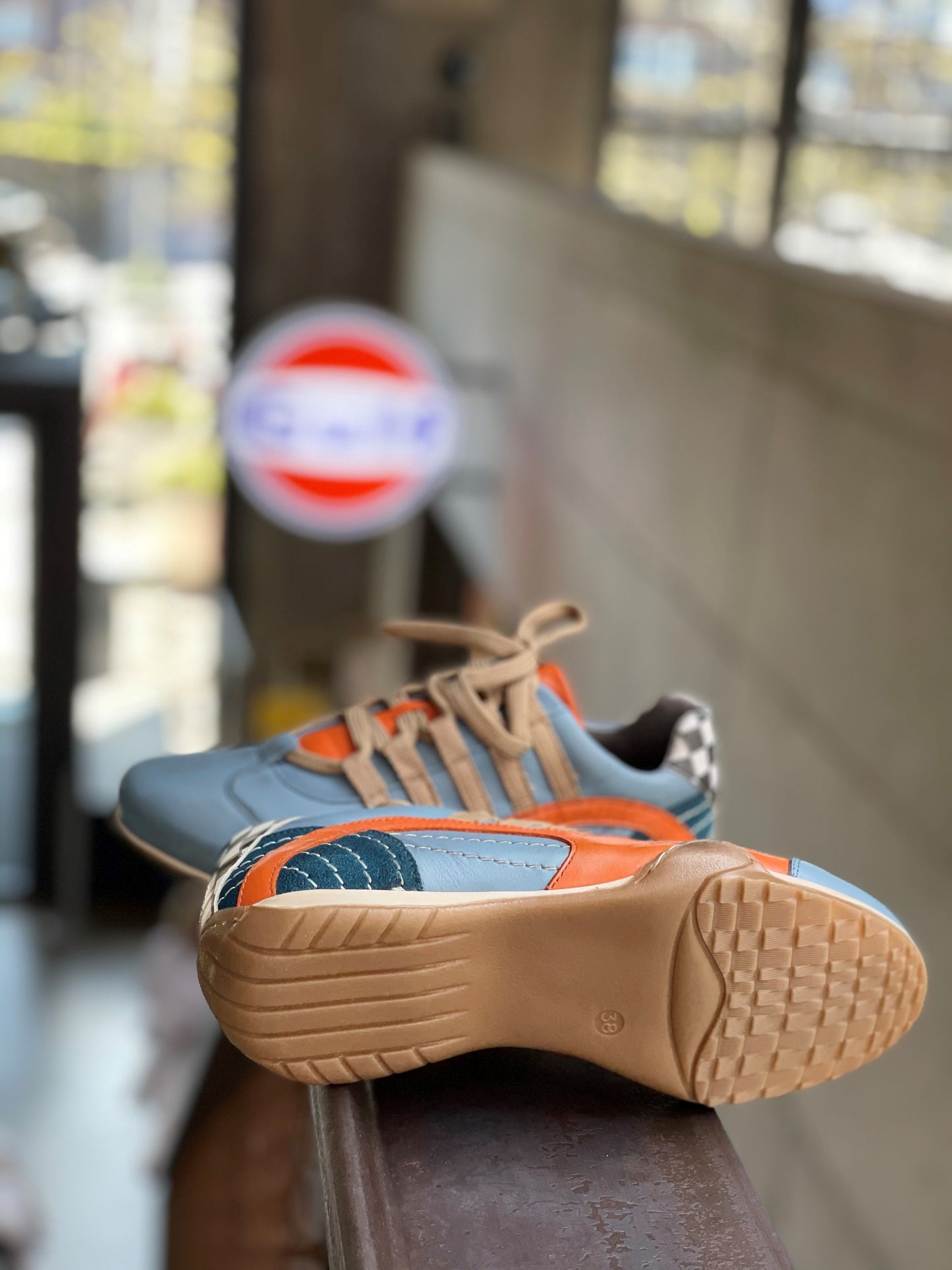 Chaussures de Conduite GPO Racing Ice Blue - Femme