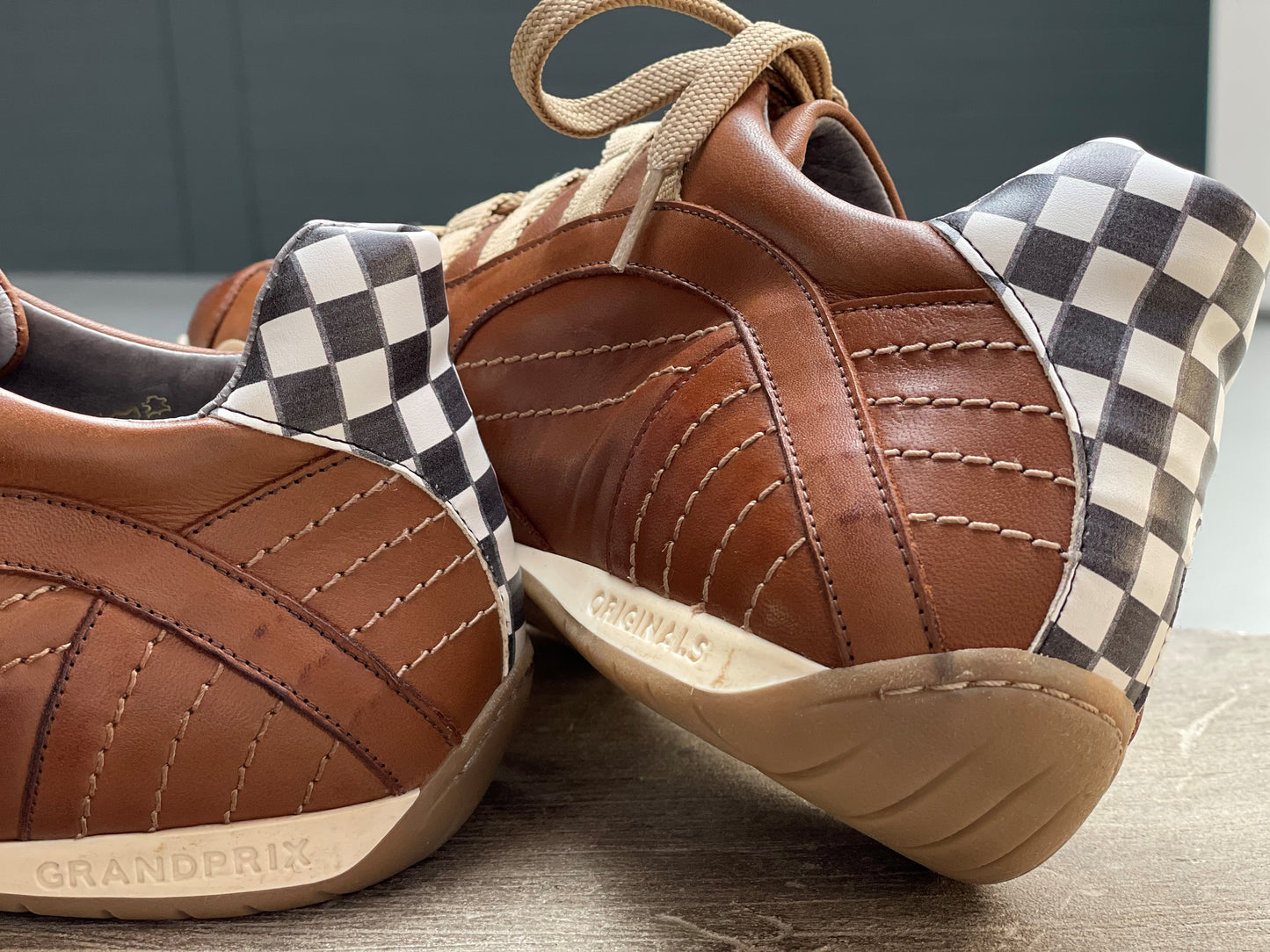 Chaussures de Conduite GPO Racing Cognac