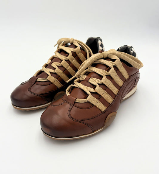 Chaussures de conduite GPO Racing Cognac - Femme