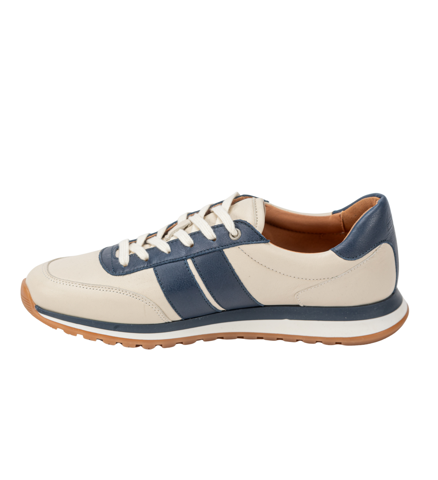 Chaussures Cuir Classic Legend Motors - Carroll Shelby Hall Ecru