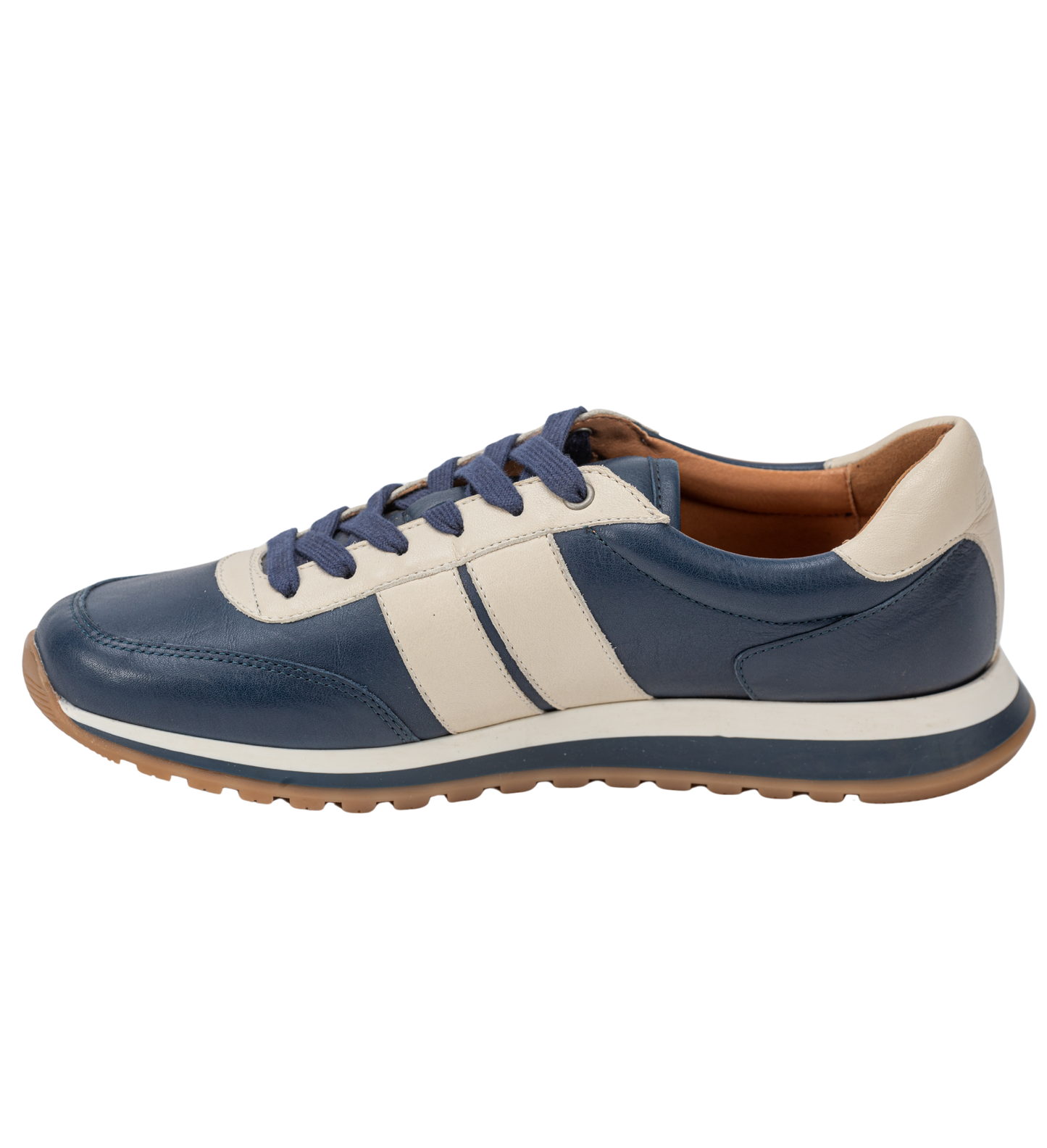 Chaussures Cuir Classic Legend Motors - Carroll Shelby Hall Bleu Marine