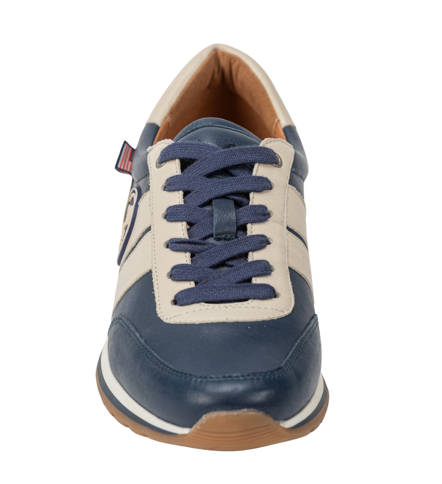 Chaussures Cuir Classic Legend Motors - Carroll Shelby Hall Bleu Marine