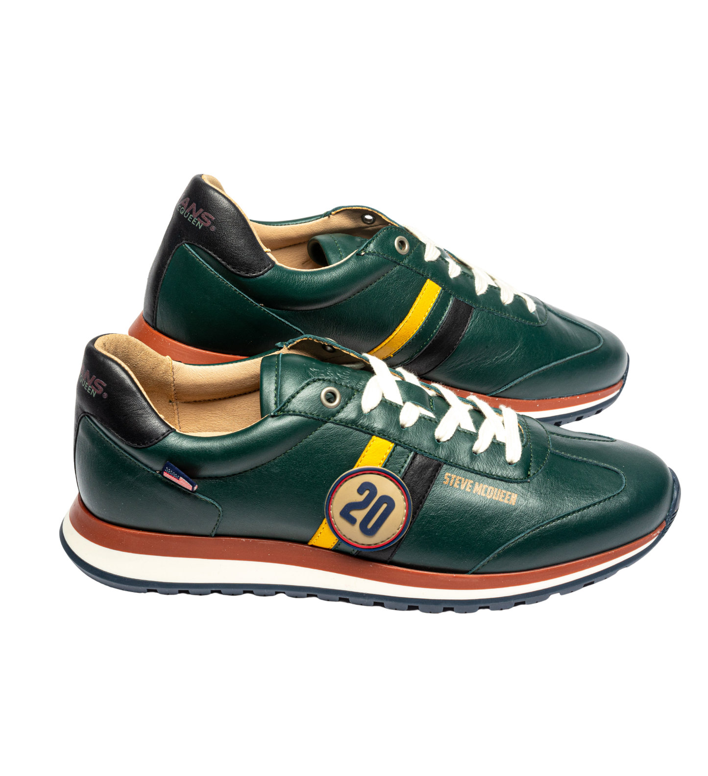Chaussures Cuir Classic Legend Motors - Steve McQueen Cool Green