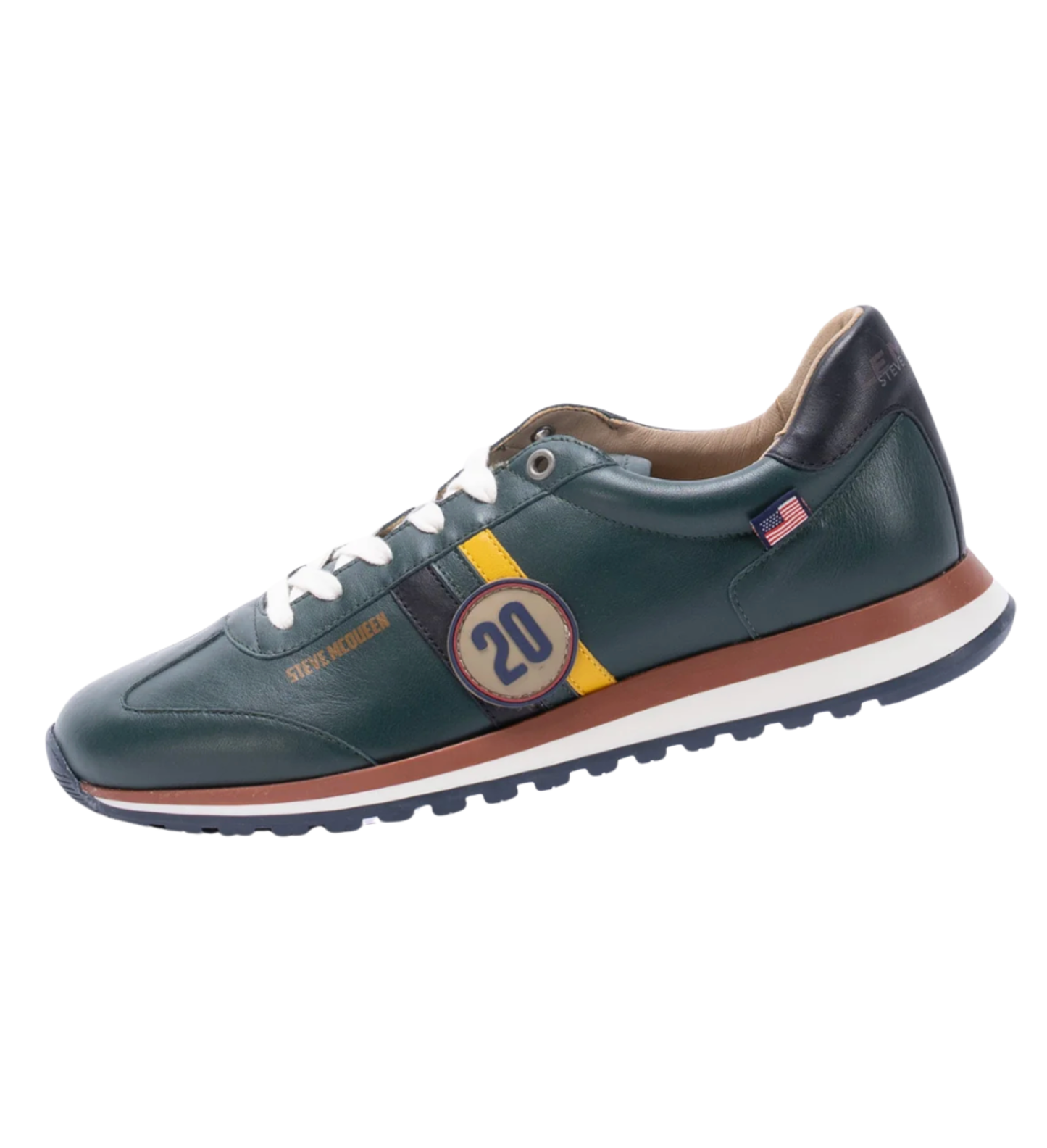 Chaussures Cuir Classic Legend Motors - Steve McQueen Cool Green