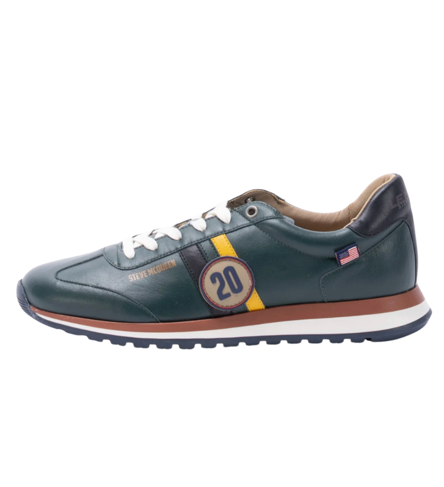 Chaussures Cuir Classic Legend Motors - Steve McQueen Cool Green