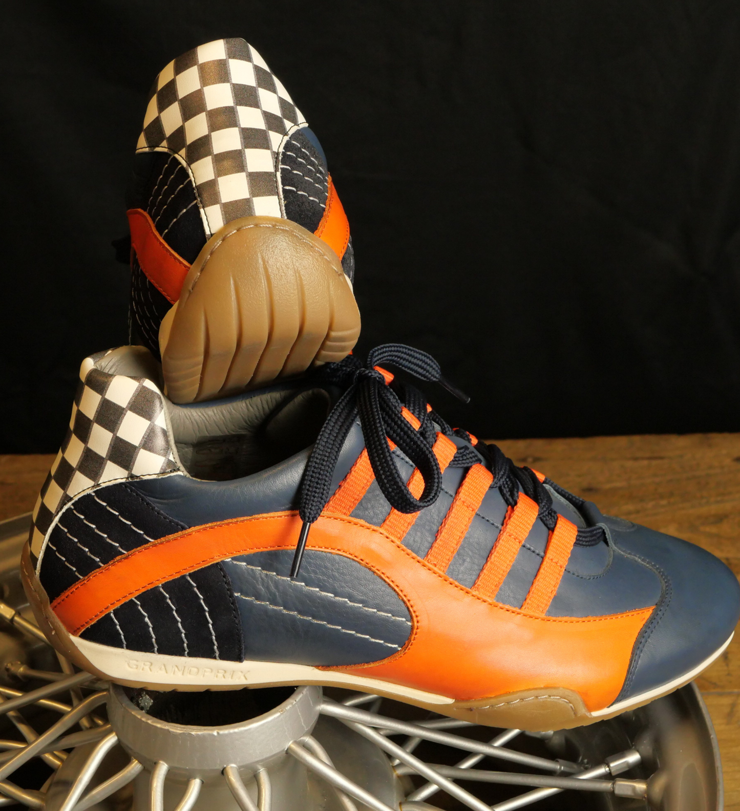 Chaussures de conduite GPO Indigo orange