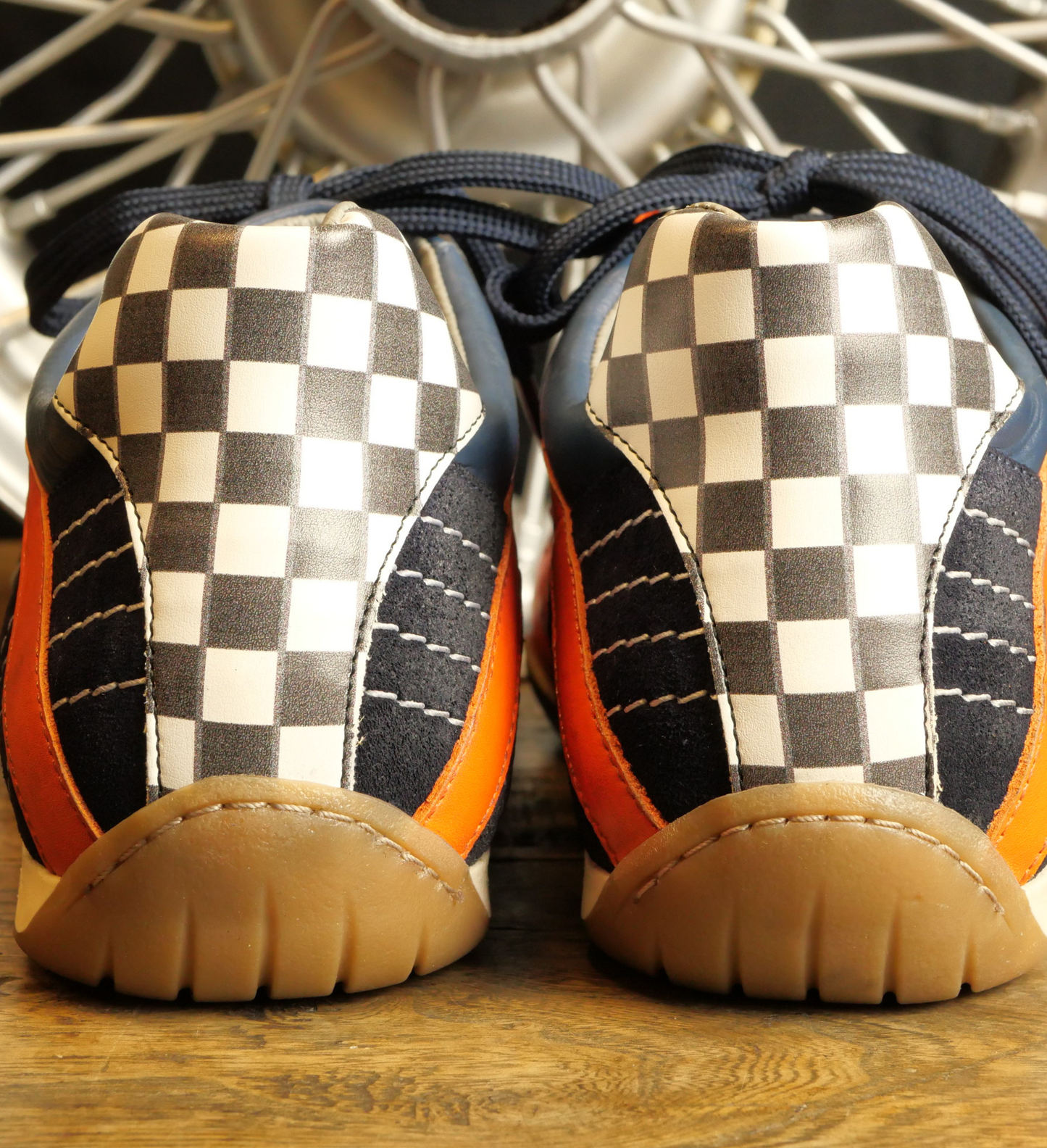 Chaussures de conduite GPO Indigo orange