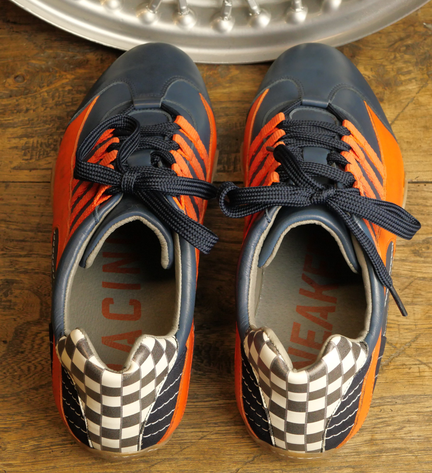 Chaussures de conduite GPO Indigo orange