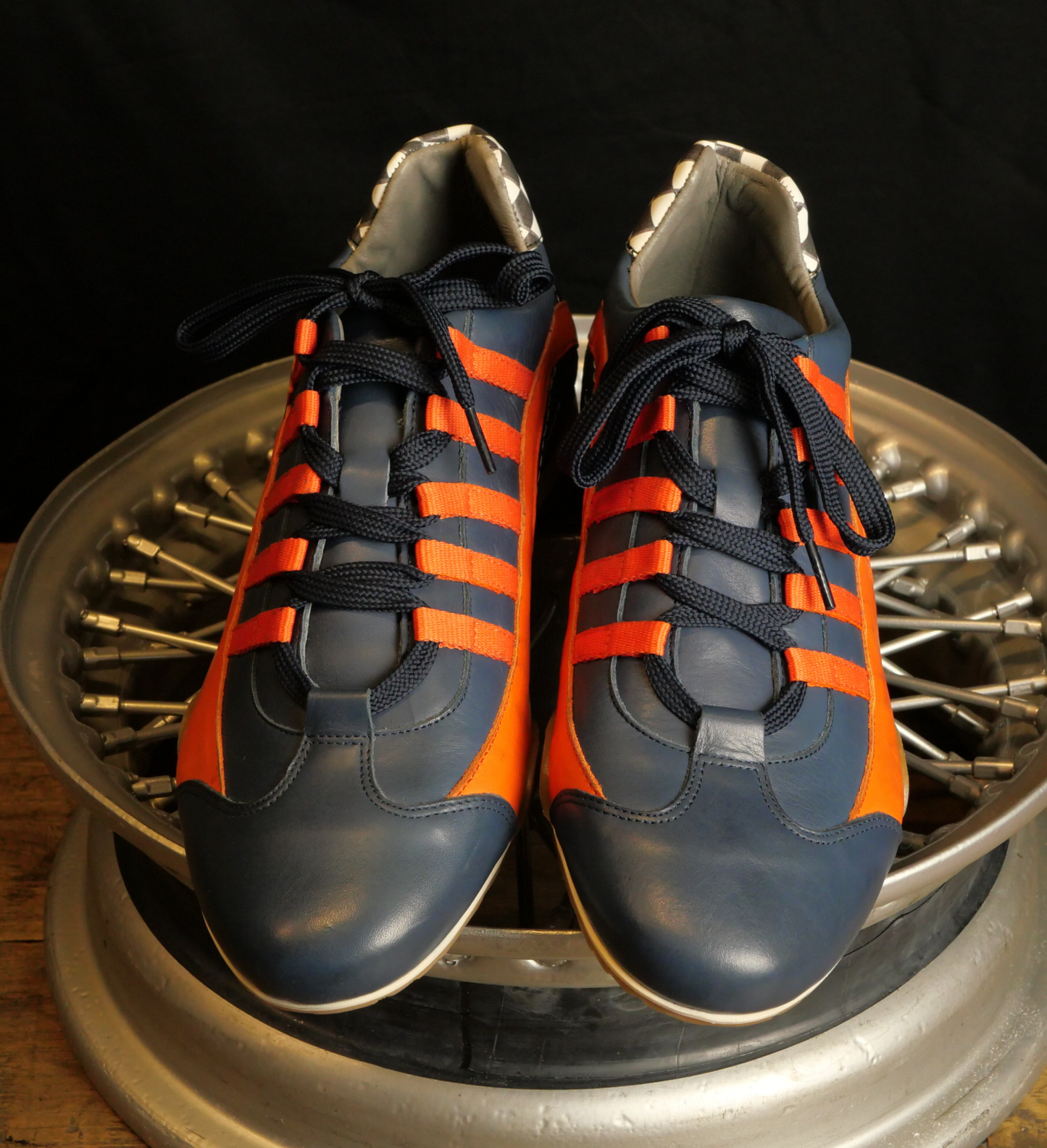 Chaussures de conduite GPO Indigo orange