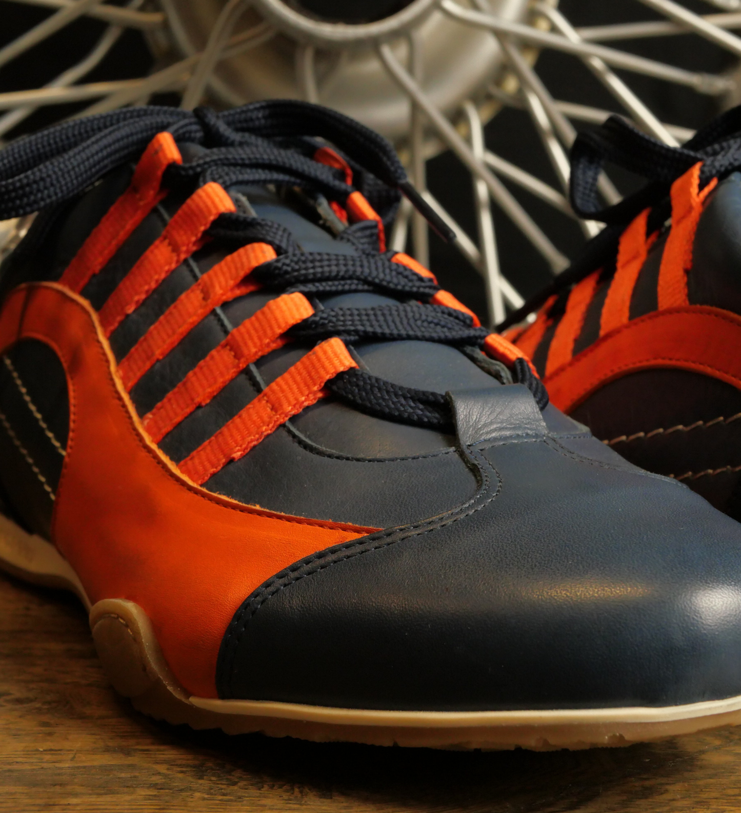 Chaussures de conduite GPO Indigo orange