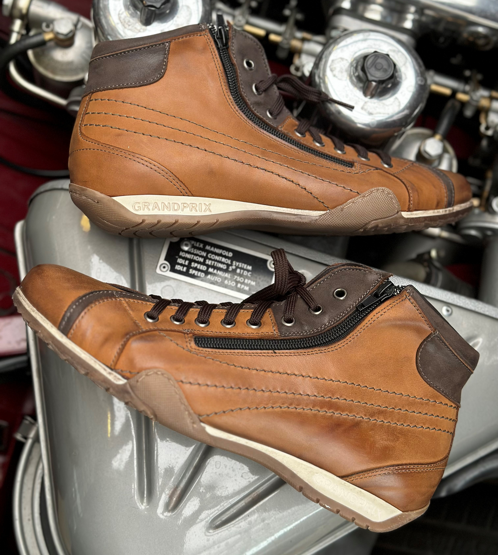 Chaussures de Conduite GPO Hi-Top Cognac 1923Chaussures-conduite