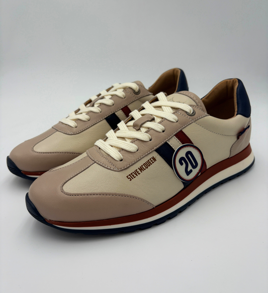 Chaussures Classic Legend Motors Steve McQueen Cool Ecru