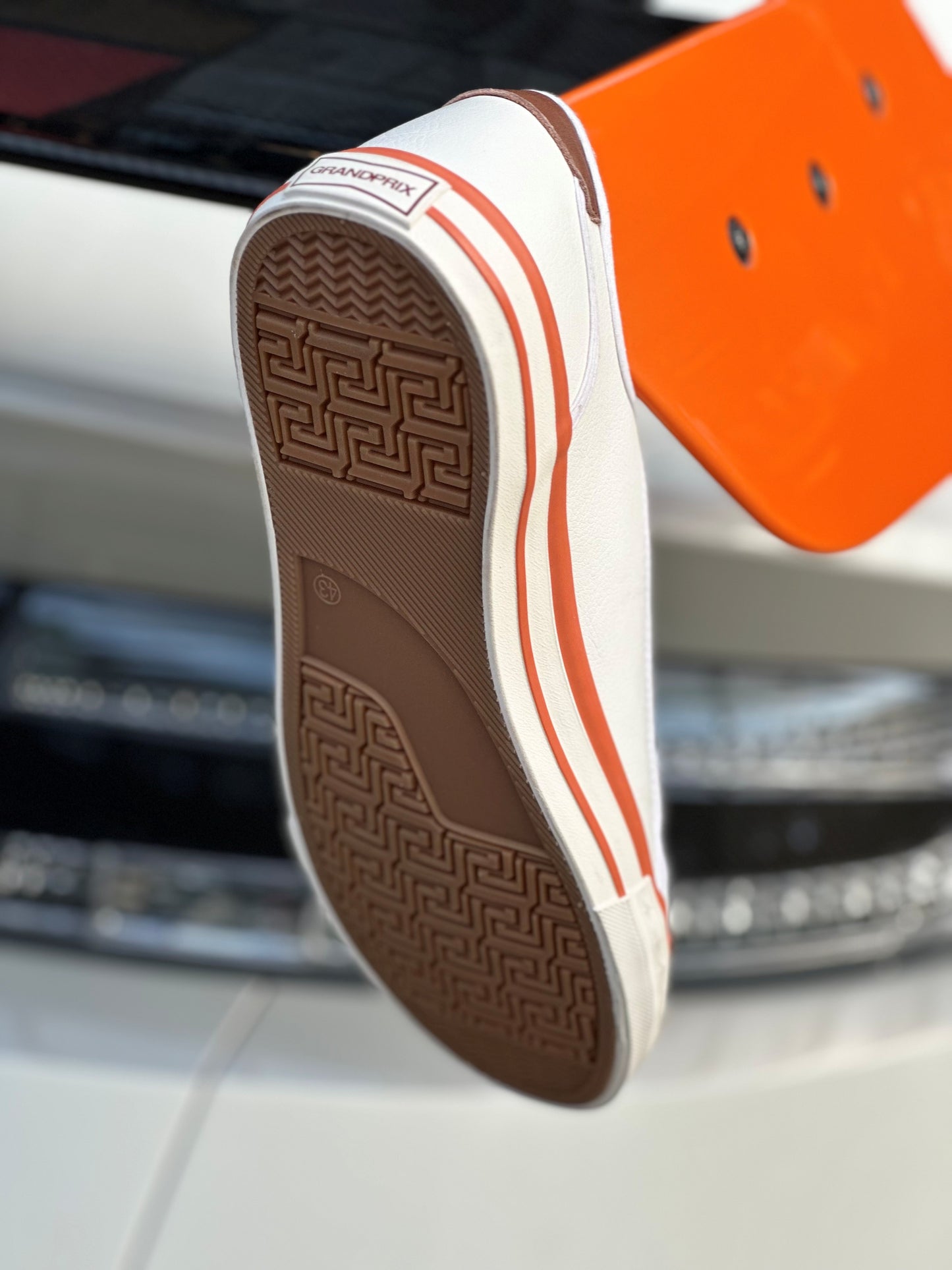 Baskets DK Motors Crème