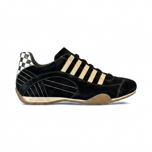 GPO Racing Black Gold Driving Shoes