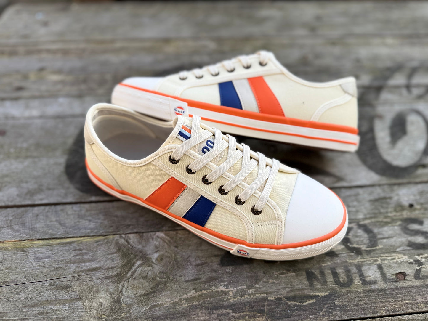 Baskets Gulf Femme Crème Canvas N°20