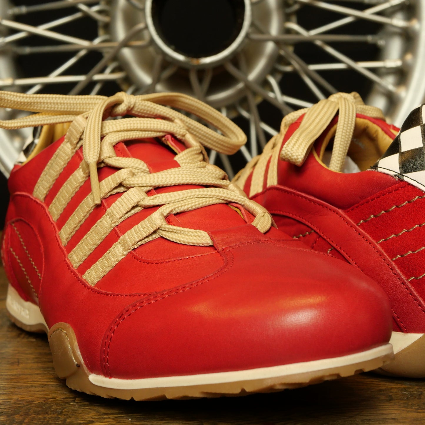 Chaussures de Conduite GPO Racing Corsa Rosso