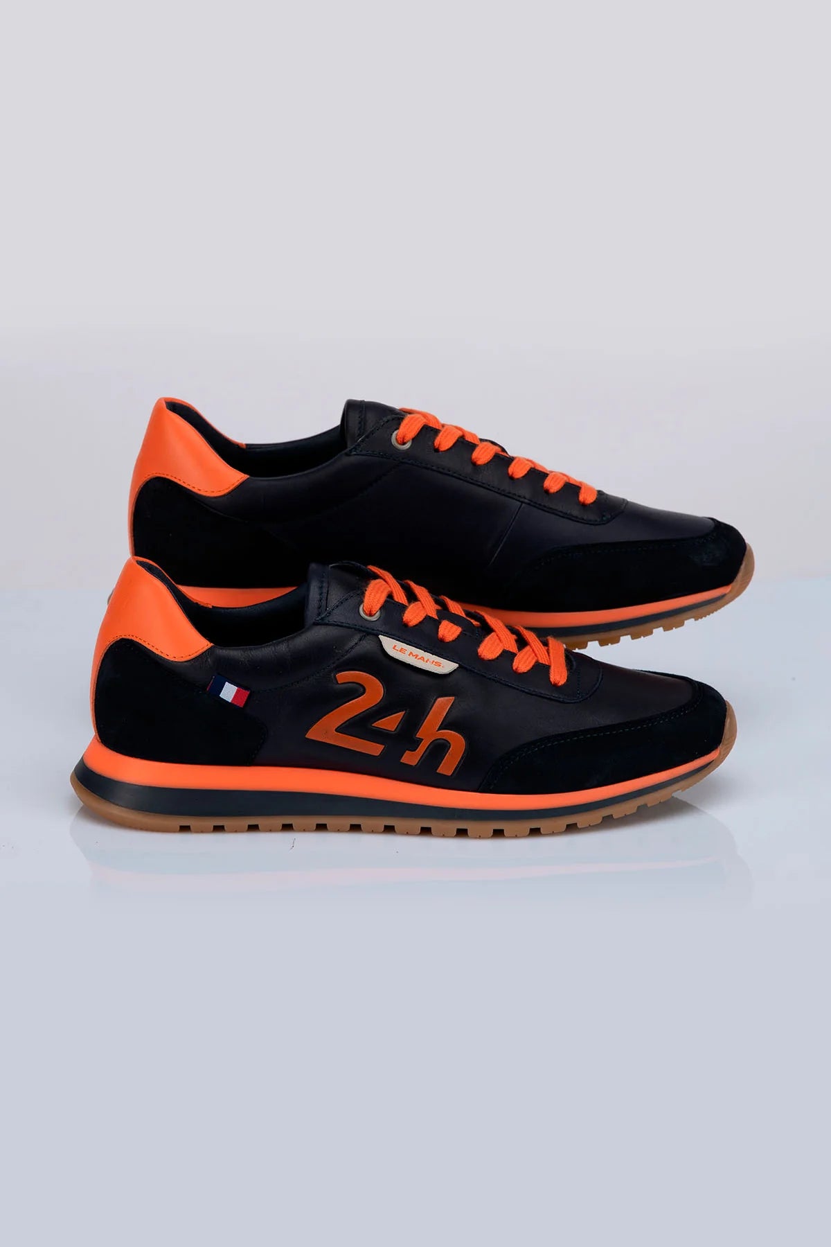 Chaussures 24H Le Mans "24H" Bleu Marine Et Orange