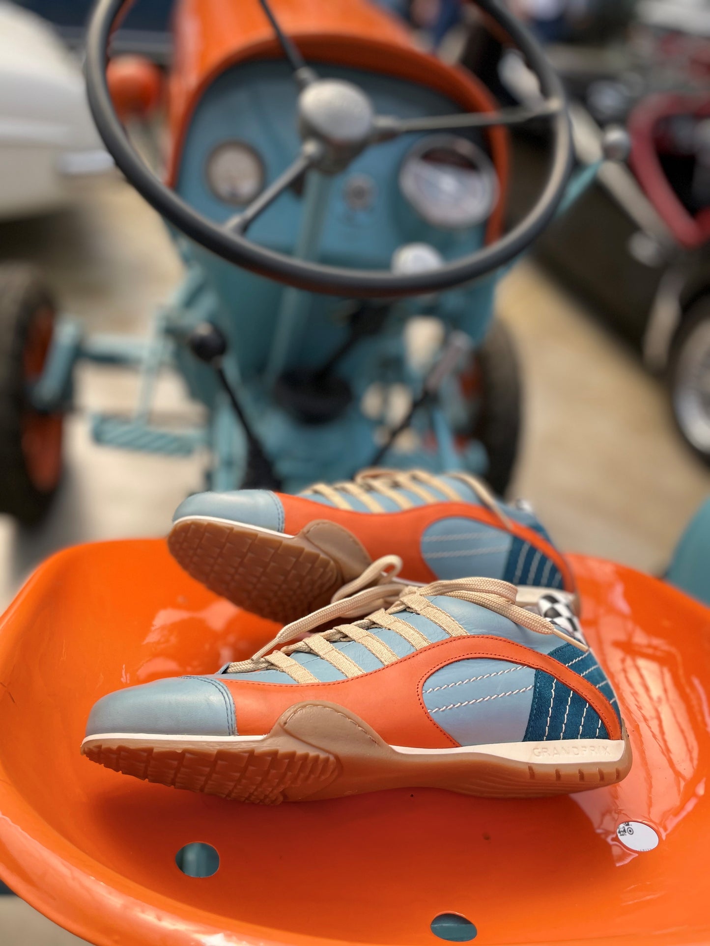 Chaussures de Conduite GPO Racing Ice Blue