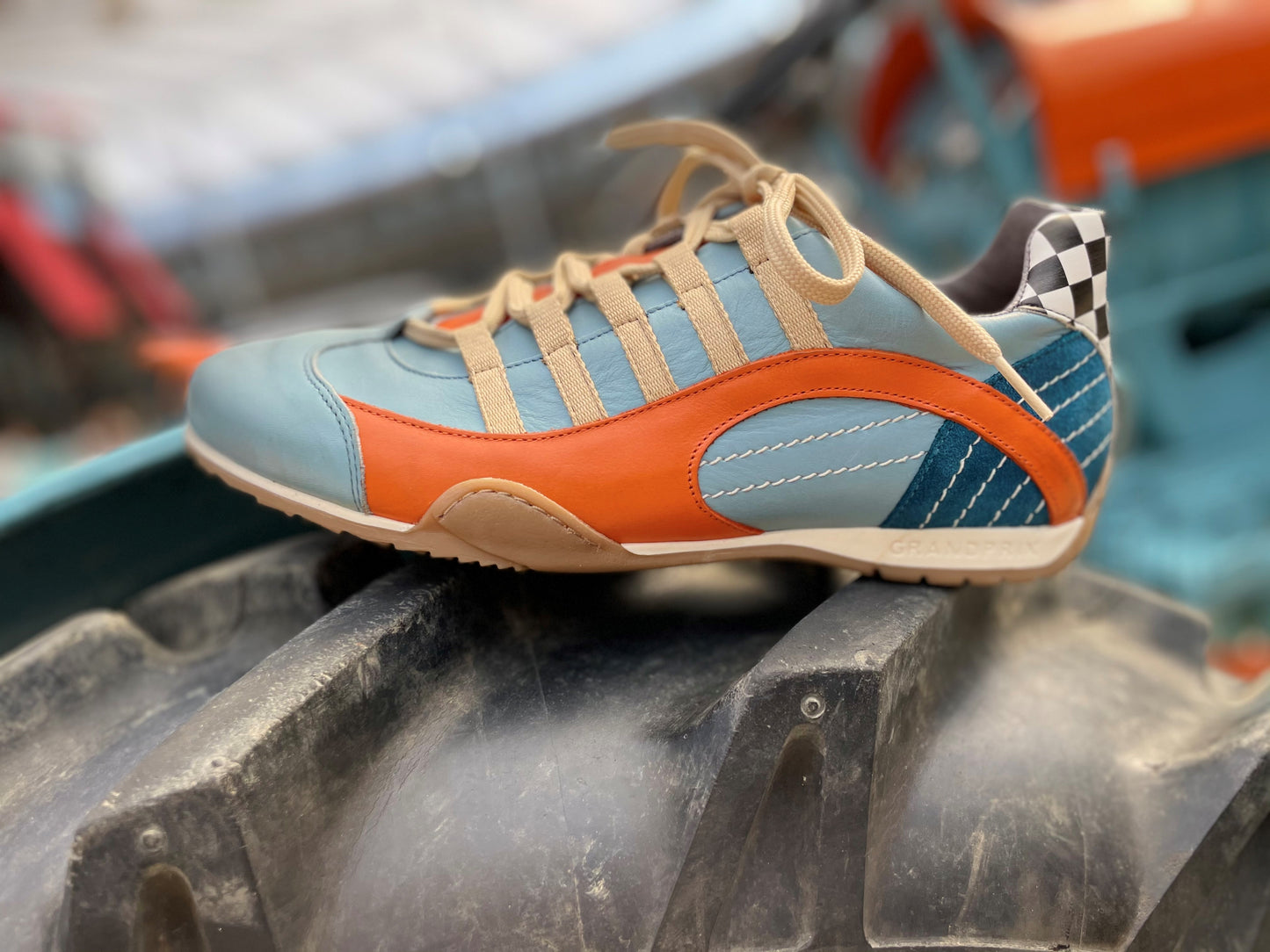 Chaussures de Conduite GPO Racing Ice Blue