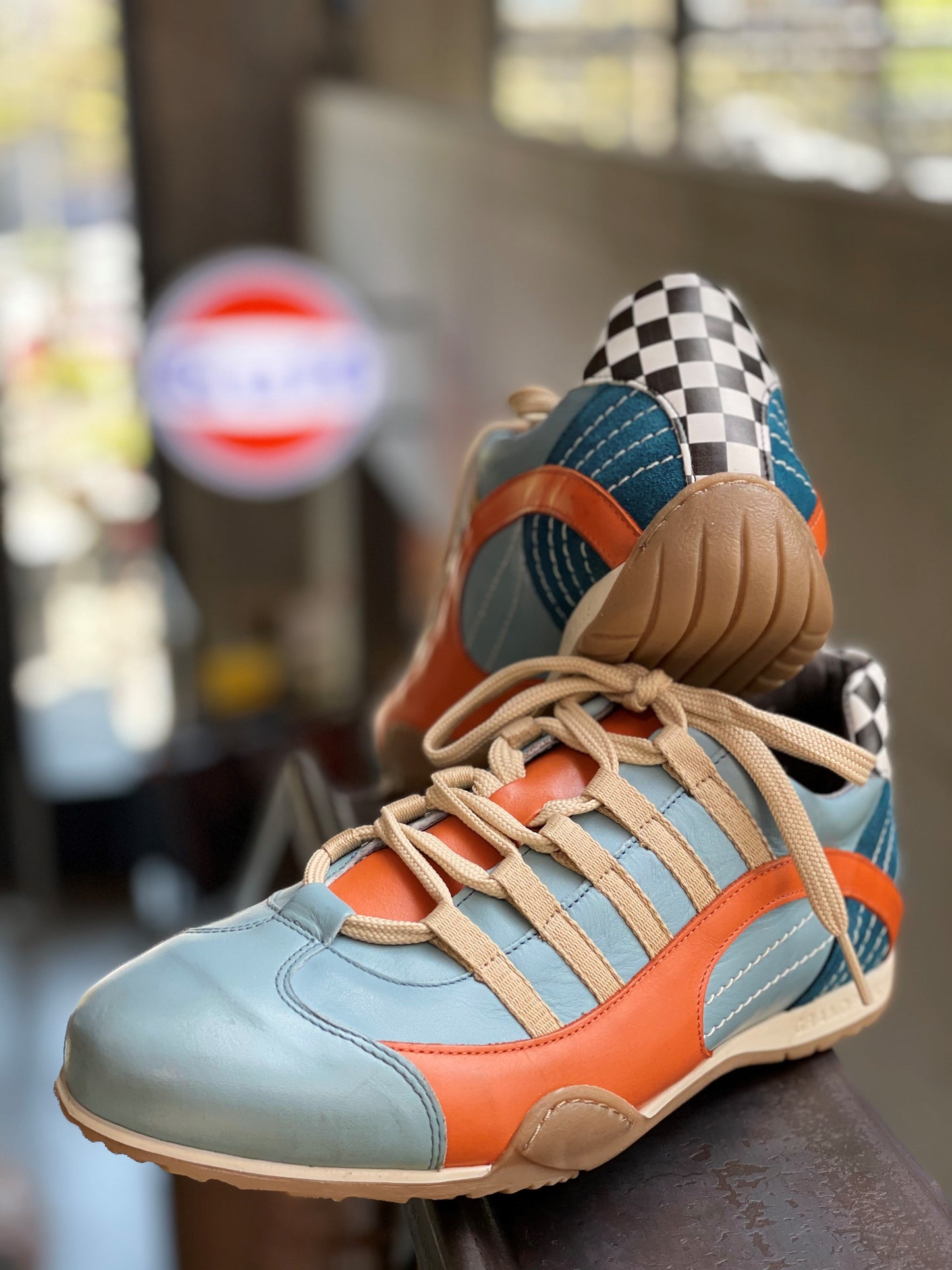 Chaussures de Conduite GPO Racing Ice Blue