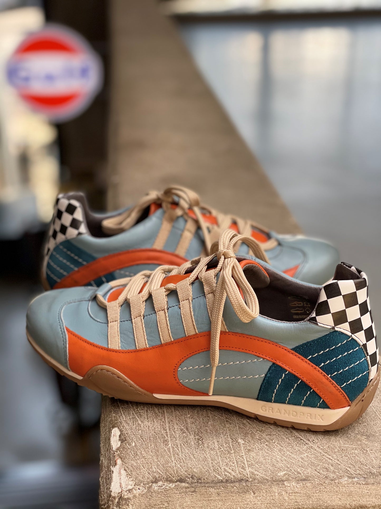 Chaussures de Conduite GPO Racing Ice Blue